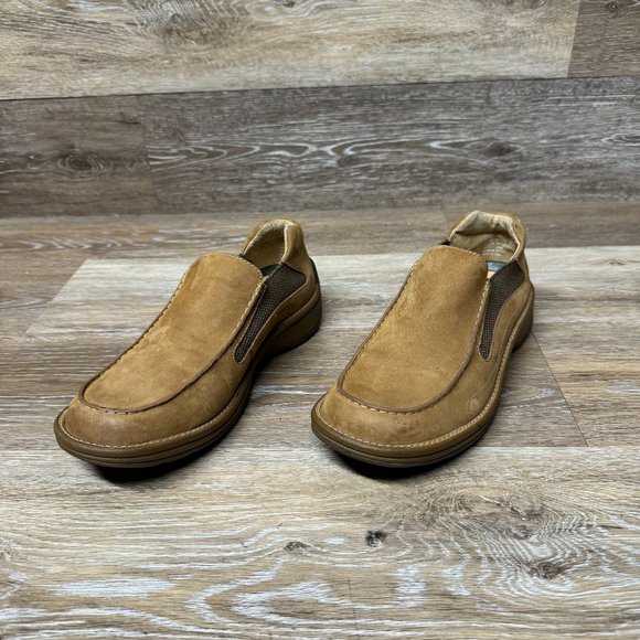 Timberland Smart Comfort System Tan Leather Slip On Women’s Size 7.5 - Picture 1 of 6